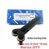 Chuate Knurling Tool: Straight-Grained 0.8 Wheel, Mesh 1.0 Embossing, 0.4-3.0 Lathe Pattern