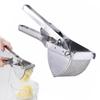 Manual Potato Masher, Made of 304 Stainless Steel, Multifunctional Hand Masher, 810 Holes for Smooth Mashing, Thickened Extension Handle, Easy Operati
