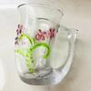 Mermaid Glass Water Cups, Creative Coffee Mugs, Flower Tea Cup, Breakfast Milk Mug, Wine Whiskey Cocktail Glass, Drinking Glasse