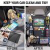 1pc/ 2pcs Car Seat Back Organizer 9 Storage Pockets with Touch Screen Tablet Holder Protector for Kids Children Car Accessories
