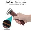 Wooden Manual Auger Drill, Multifunctional Outdoor Survival Hand Twist Drill With PU Sleeve