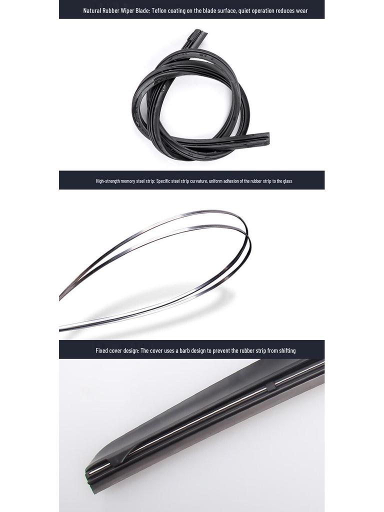 Compatible Front Wiper Blade for 2013 Toyota Corolla, Frameless 13/07 (Replaces Old 10/11 Version).
