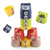 Stacking Blocks Game Plastic Block Tower Cartoon Building Blocks Kids Education