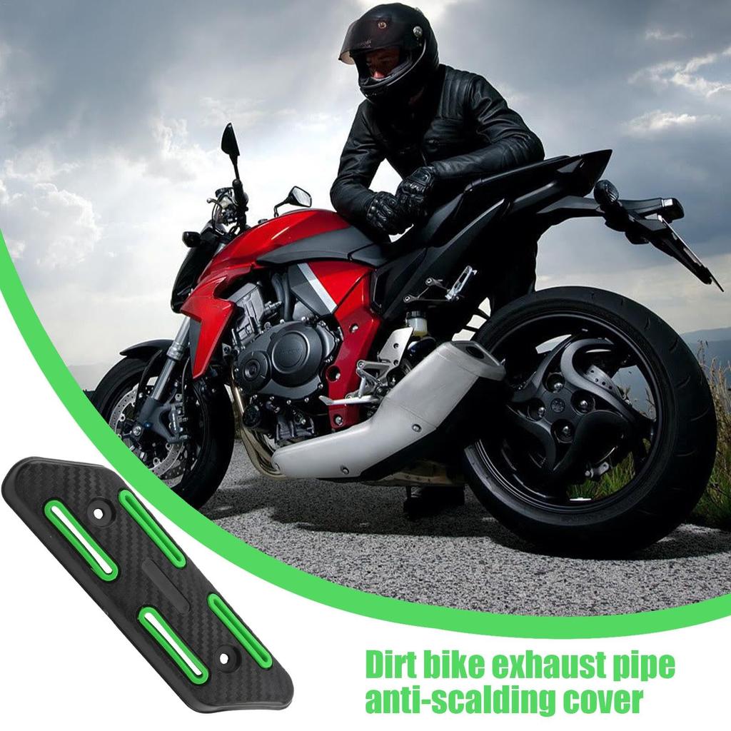 Motorcycle Heatshield,Exhaust Heat Shield - Off-Road Motorcycle Exhaust Duct Heat Shield Lid Motorcycle Retro
