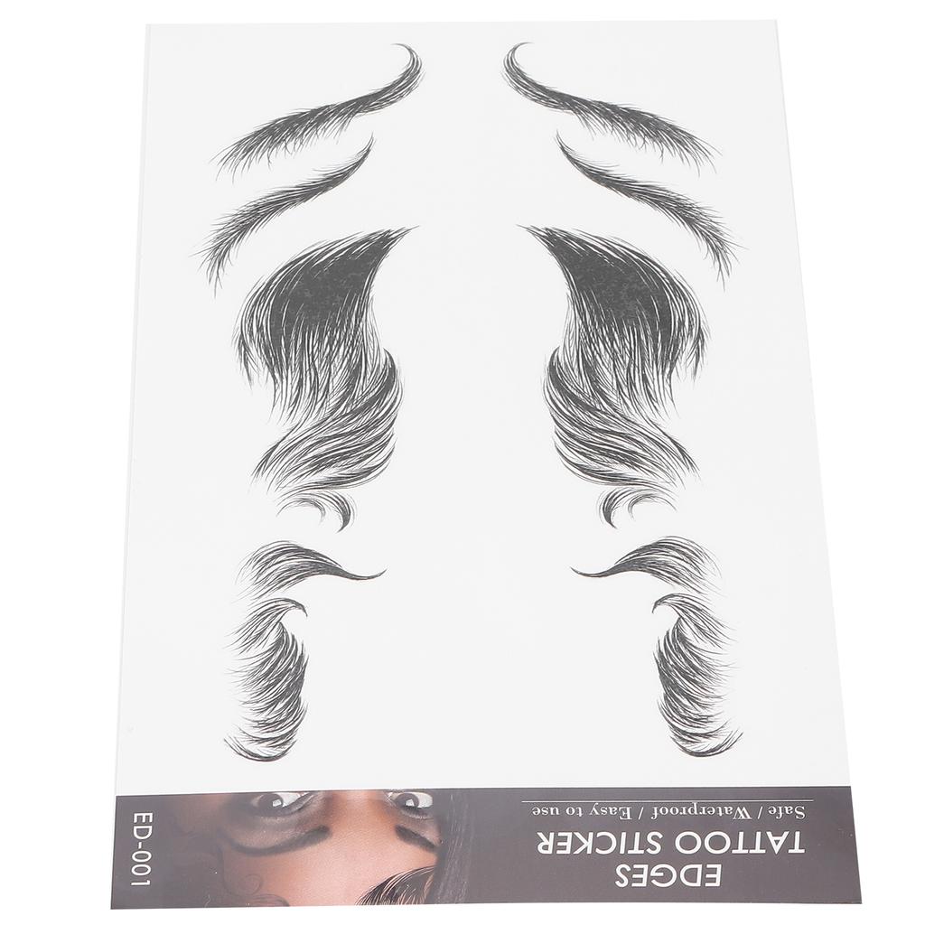 Women Edges Hairstyles Tattoo Hair Tattoo Sticker Edge Hair Waterproof Fake Hailine Sticker