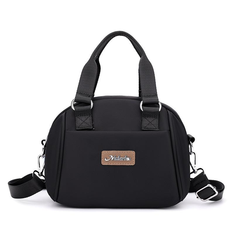 

Fashion women s treasure mother simple solid color handbag multi-layer shell bag commuter shoulder bag crossbody bag чорний