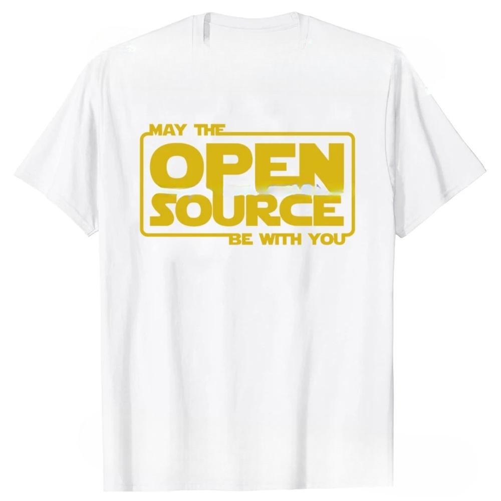 May Open Source Programming Funny DevOps Software Java Tshirts Men Fashion Casual Tshirt  Loose T Shirt