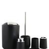 6pcs Bathroom Accessories Set Bath Ensemble Toothbrush Holder Lotion Dispenser Soap Dish Trash