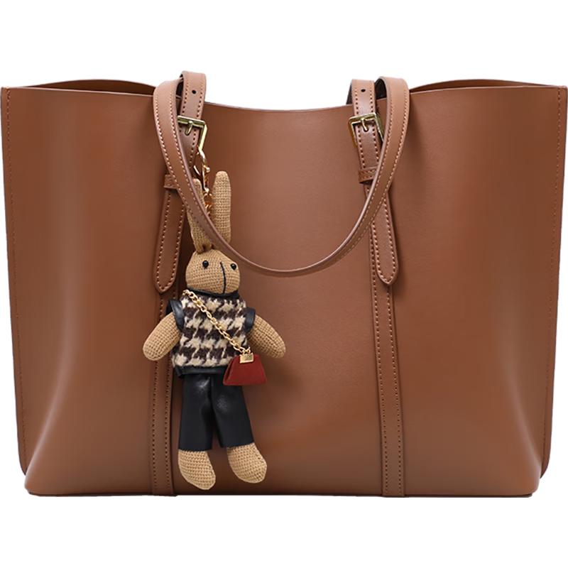 

C.BANNER Light Luxury Women s Large Cowhide Tote Bag