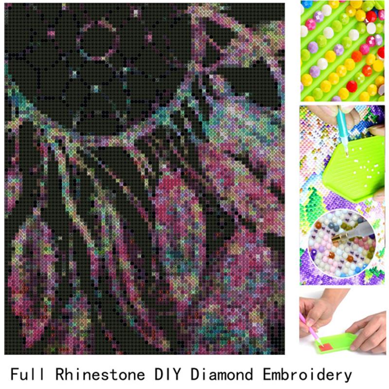 Full Drill 5D DIY Diy Diamond Embroidery Rhinestones Gift