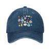 Cappellino in Denim Lavato con Teste di Steven Universe Cappellini da Baseball Casual Cappello Regolabile Estivo Unisex Cappellini da Baseball