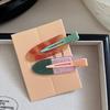 2Pcs Invisible Hair Clips Sweet Cute Bangs Side Clips Women Fashion Daily Party Casual Hair Accessories Gifts