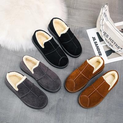 Neue Schneestiefel warme Damen Kurzschaft verdickte Baumwollschuhe rutschfest Winter neue Schuhe Student Damen Schuhe schwarze Stiefel