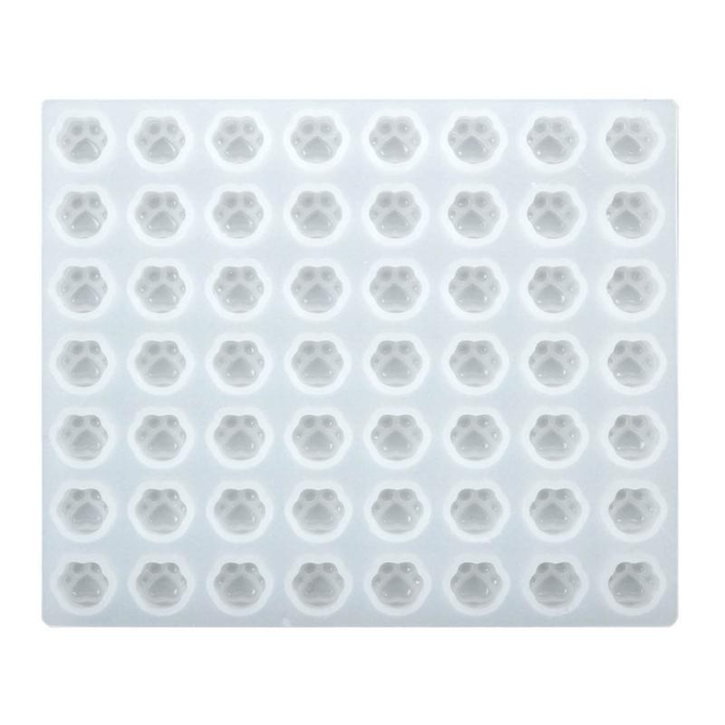 Animal Paw Epoxy Resin Molds Mini Cat Claw Wax Pellet Silicone Mould Handmade Candle Molds DIY Cake Chocolate Decoration