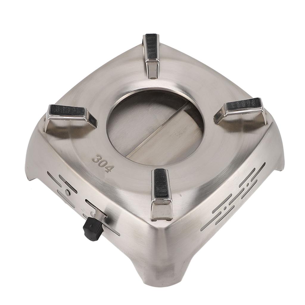 Drawer Type Alcohol Burner One Piece Stainless Steel Sliding Adjustment Fire Drawer Structure