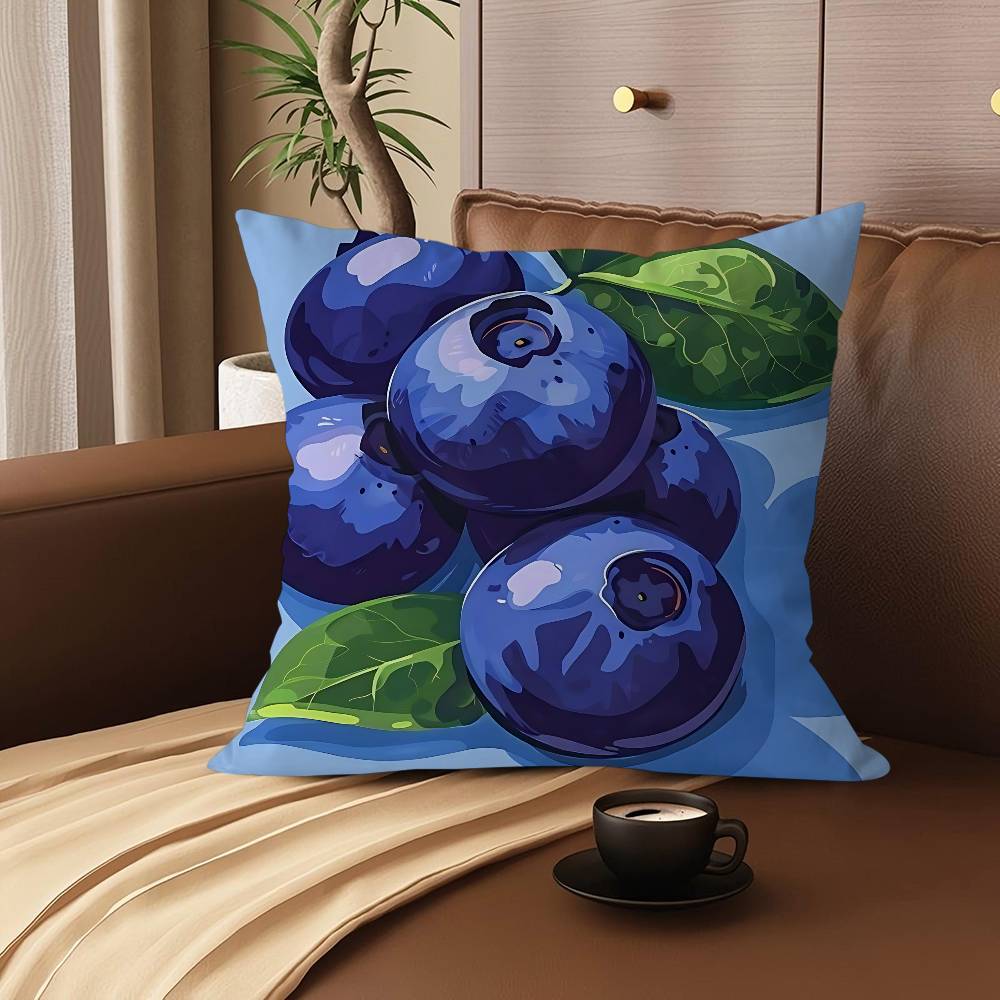 Fruit Pattern Cartoon Pillowcase Toon Gift Cushion Cover Bedroom Home Sofa Chair Seat Decor Pillow Case