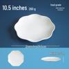 10.5-inch A5 Melamine Scalloped Dinner Plate