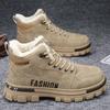 Snow Boots Men's Winter 2025 New Velvet Thickened Cotton Boots Cold-proof Men's Shoes Warm Cotton Shoes Men's Martin Boots