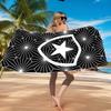 Botafogo Football Club Printed Microfiber Beach Towel, Soft And Absorbent, Quick-Dry, Ideal for Summer Travel, Beach Essential, Swimming Pool