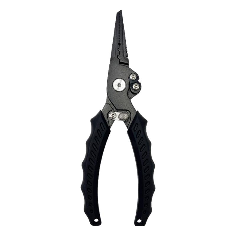 

Hook Remover Braided Fishing Line Cutter Rings Openers Fishing Plier Fishing Tackle Multitool Metal Plier with Safe Lock S