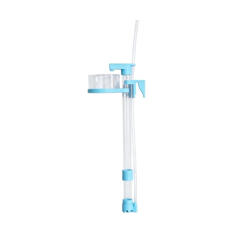 Airlifts Fish Waste Collector for Aquarium Maintenance, Clip On Fishtank Cleaner with Mesh Debris Cup Design for Tanks Cleaning