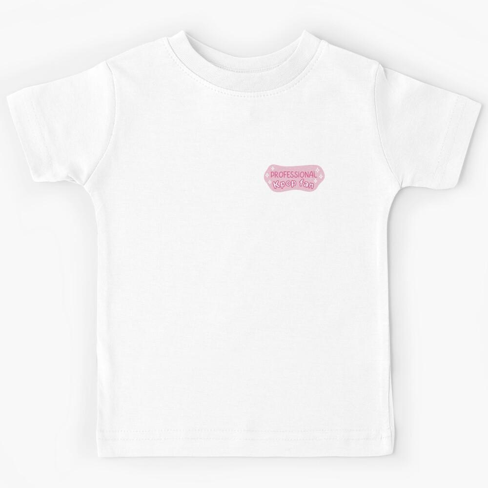 Professional Kpop Fan Pink Aesthetic Funny Kids T-Shirt 130