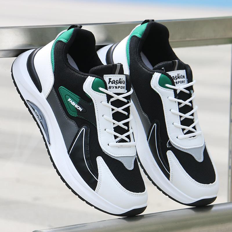 Summer All-match Men's Running Sneakers Breathable Non-slip Damping Casual Sports Shoes Outdoor Soft Vulcanized Shoes Zapatillas