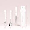 Cartoon Bear Cute Rabbit Cutlery Set with Case Stainless Steel Kids Fork Spoon Portable Travel Flatware