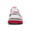Li Ning Rookie Synthetic Leather Cushioning Slip Resistant Abrasion Resistant Low top Basketball Shoes White Black ABCS027-1