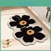 Floor Bathroom Diatom Mat Mud Rural Small Fresh Soft Mat Bathroom Entrance Mat Flower Absorbent Antiskid Mat