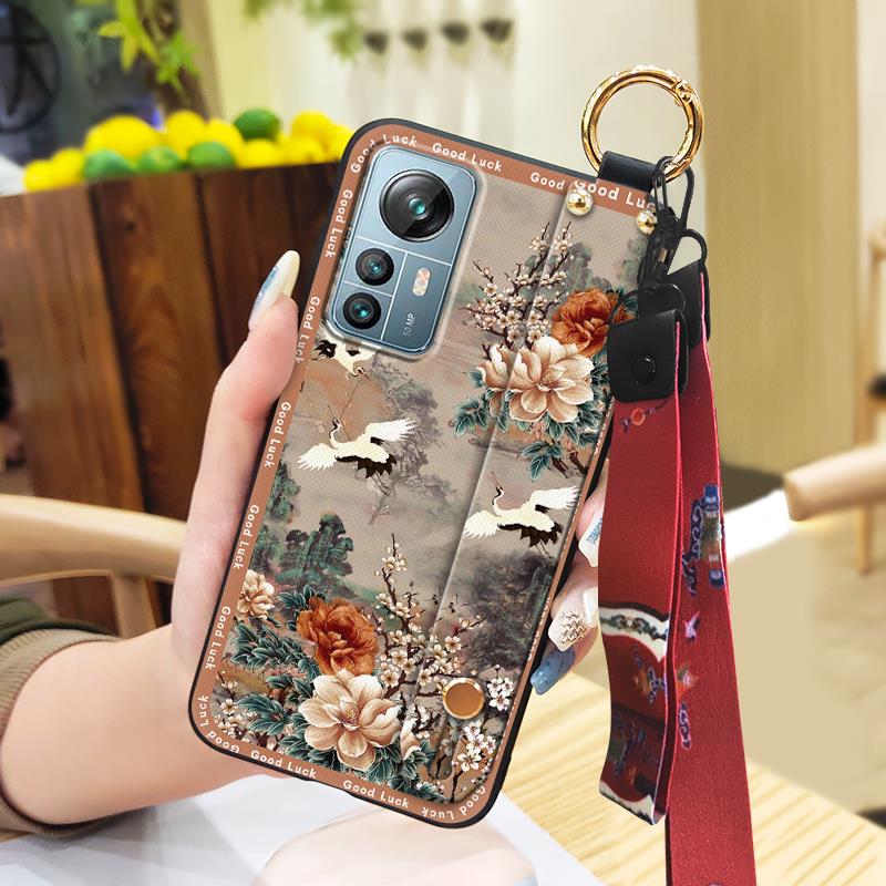 Schutzhülle mit Ständer für Blackview A85 Handschlaufe Schmutzabweisend Weiche Hülle Rückseite Handyhalter Staubdicht