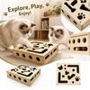 Wood Maze Toy - Fun Interactive Puzzle for Cats and