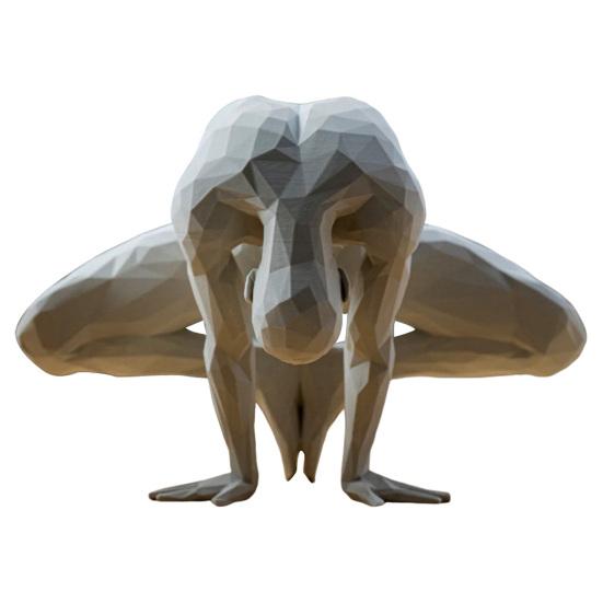 

Yousheng Фигурка человека, занимающегося йогой, Абстрактная статуэтка йога в падмасане, Скульптура медитирующего человека для декора гостиной, комнаты для йоги A