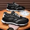 Nya utomhusmode dämpande löparskor herr andningsbara meshskor lätta mångsidiga sportskor