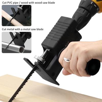 Sagit Reciprocating Saw Adapter Electric Drill To Electric Saw Screwdriver Conversion Head For Wood Metal Cutting Tool With Saw