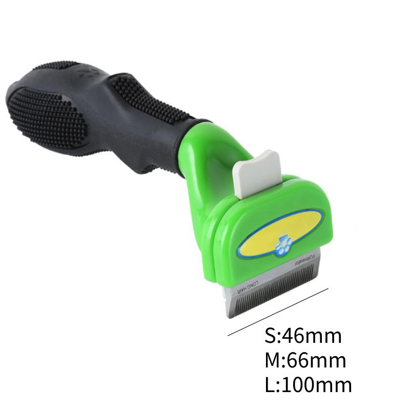 Tool Pet Deshedding Cat Grooming Brush Dog Hair Shedding Remover Abs Material