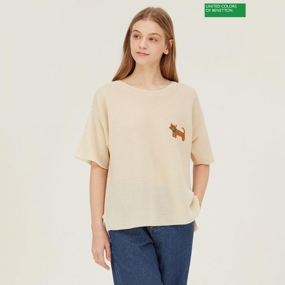 

Benetton Benetton Dog Вязаный Bakp59431 BE_BEIGE/OS
