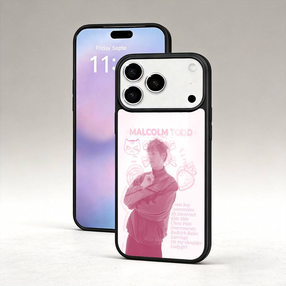 M-Malcolm Todd Singer Phone Case For iPhone17,16,15,14,13,12,Pro,Max,Magnetic For Magsafe Wireless Charging