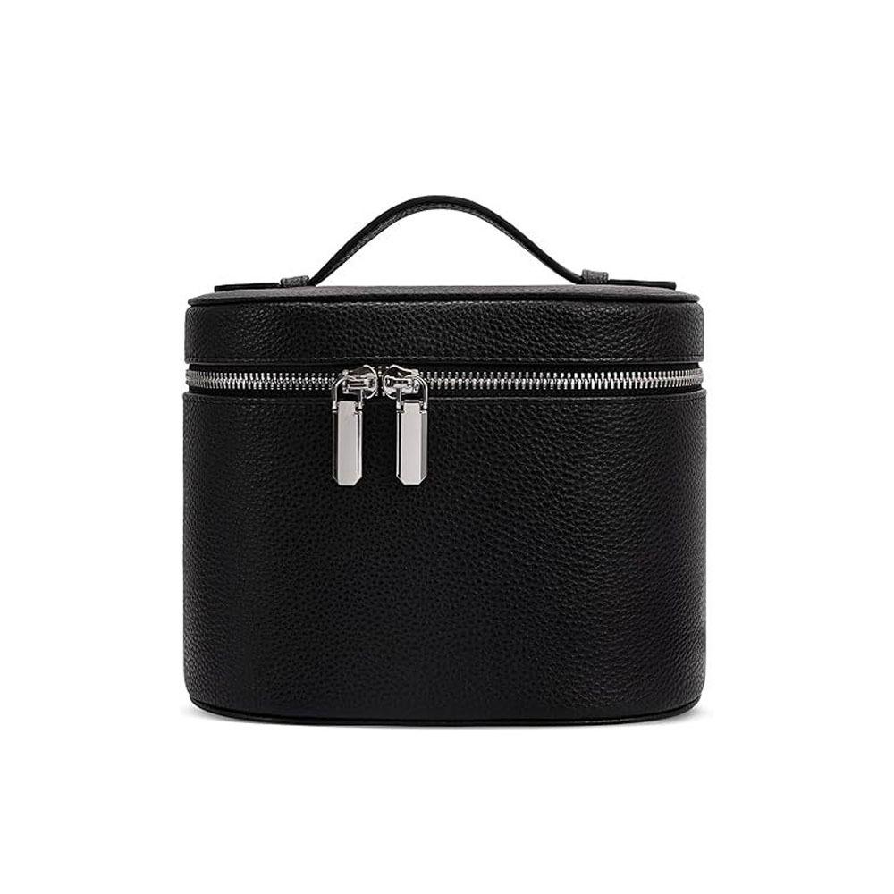 Large Capacity Cosmetic Box PU Leather Waterproof Makeup Bag Zipper Closure Internal Storage Box Toiletry Pouch Gift Idea