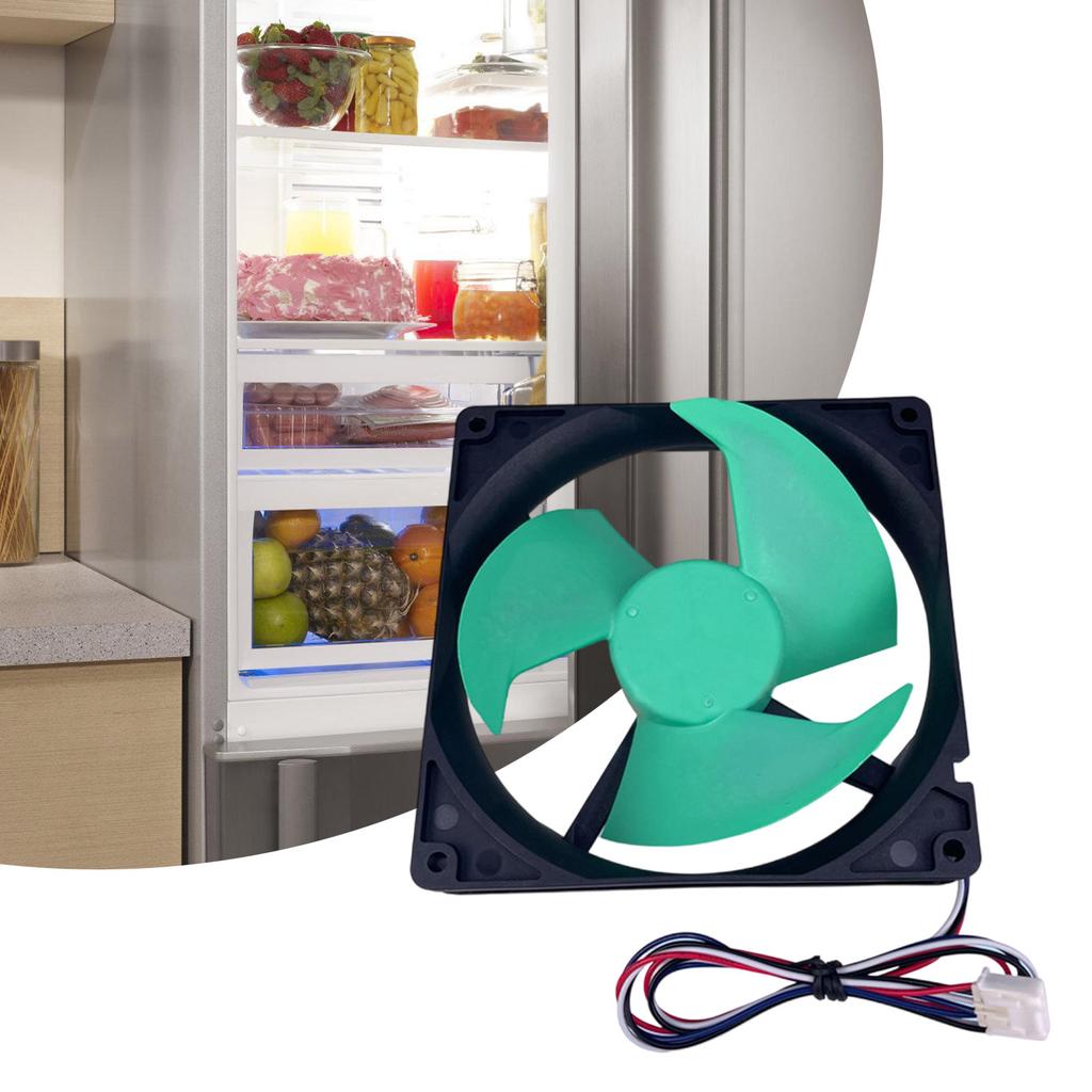 DC15V 0.24A Brushless Cooling Fan High Efficiency Quiet Condenser Fan Motor Assembly Replacement Part For Refrigerators