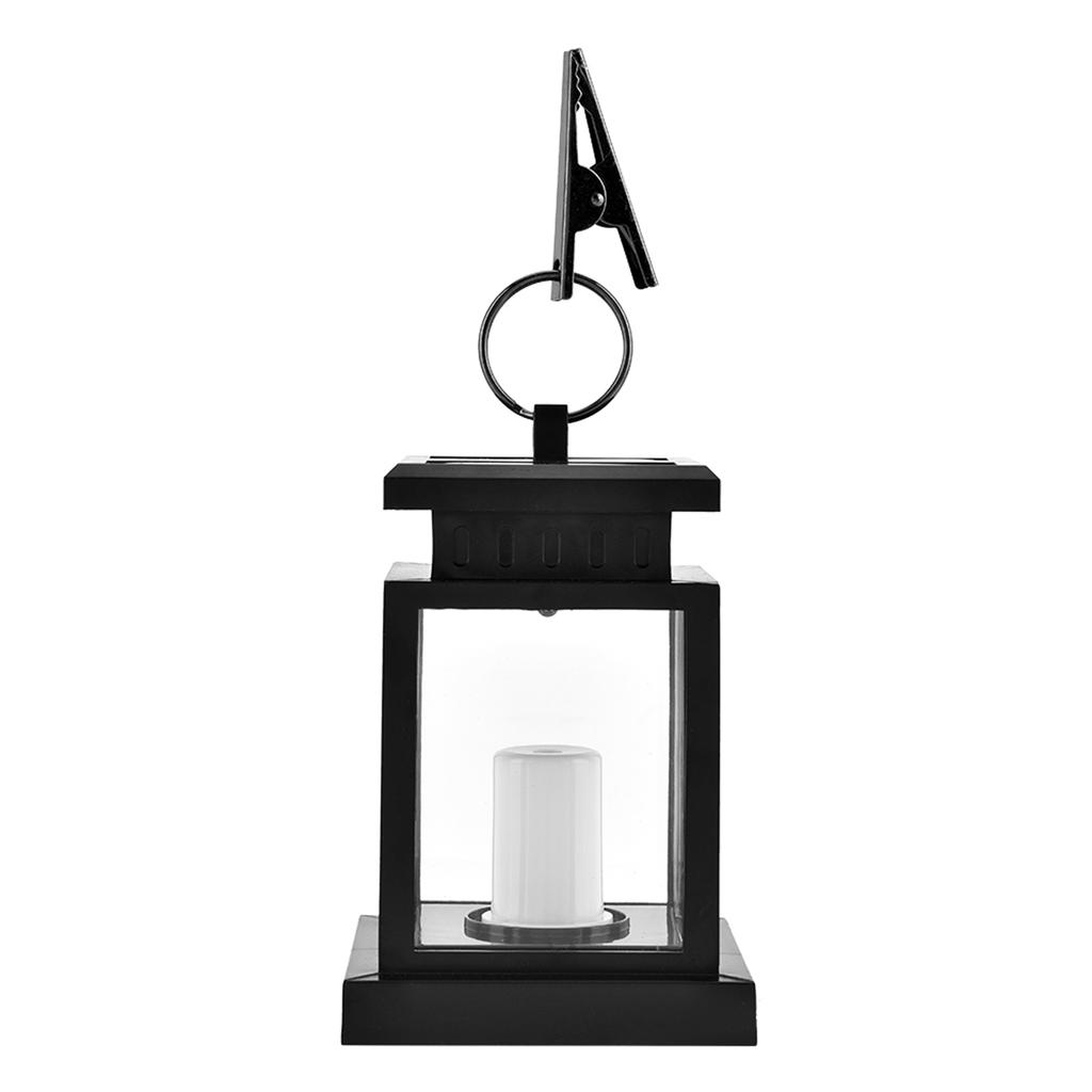 Solar Power Outdoor Garden Led Candle Light Wall Lantern Fence Lawn Lamp