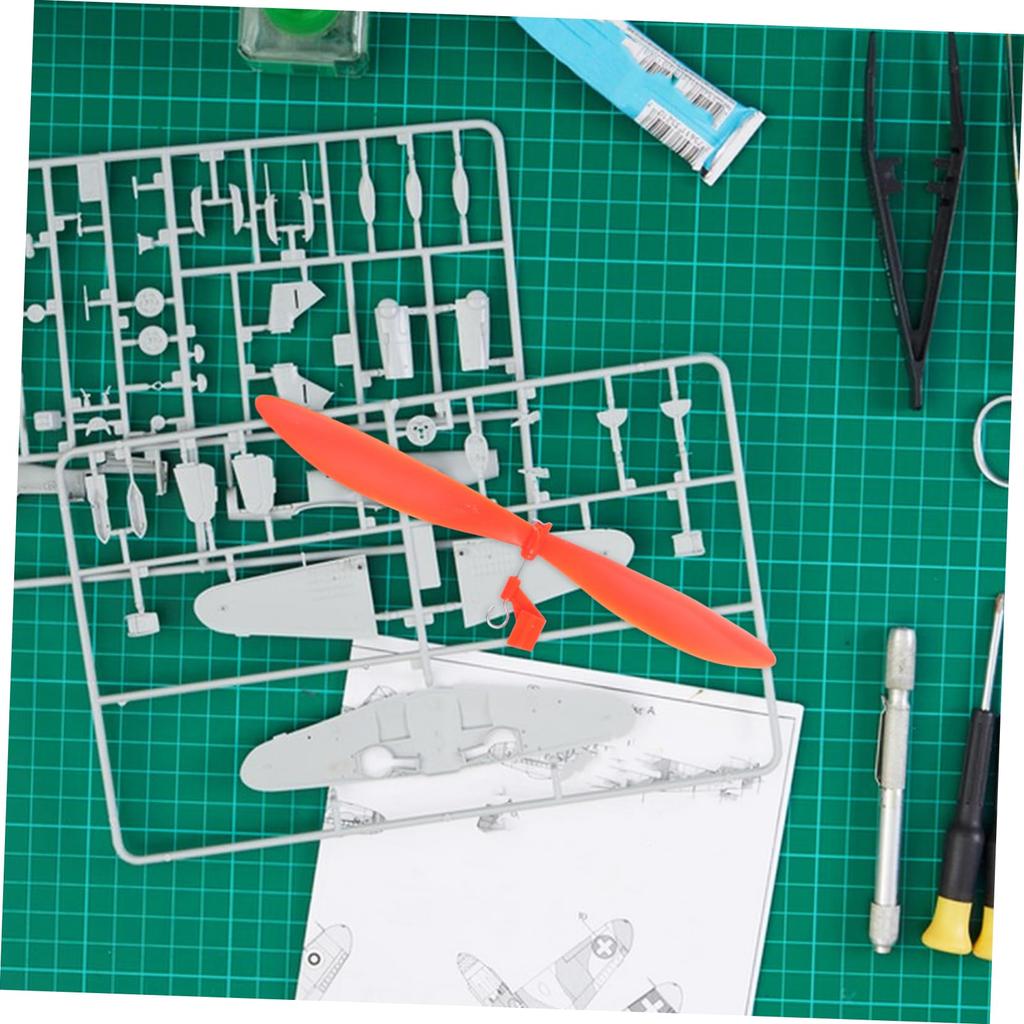 HOMSFOU Model Aircraft Set Made of Ideal for DIY Student Stable Flight Science and Model Propellers, 5-Piece - Plastic, Projects, Performance,