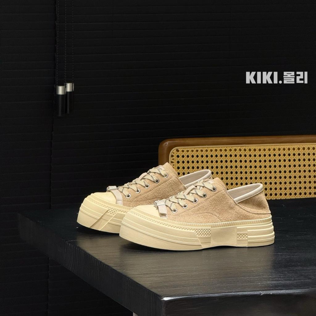 New retro versatile color matching platform casual sports board shoes women's trendy spring and autumn season