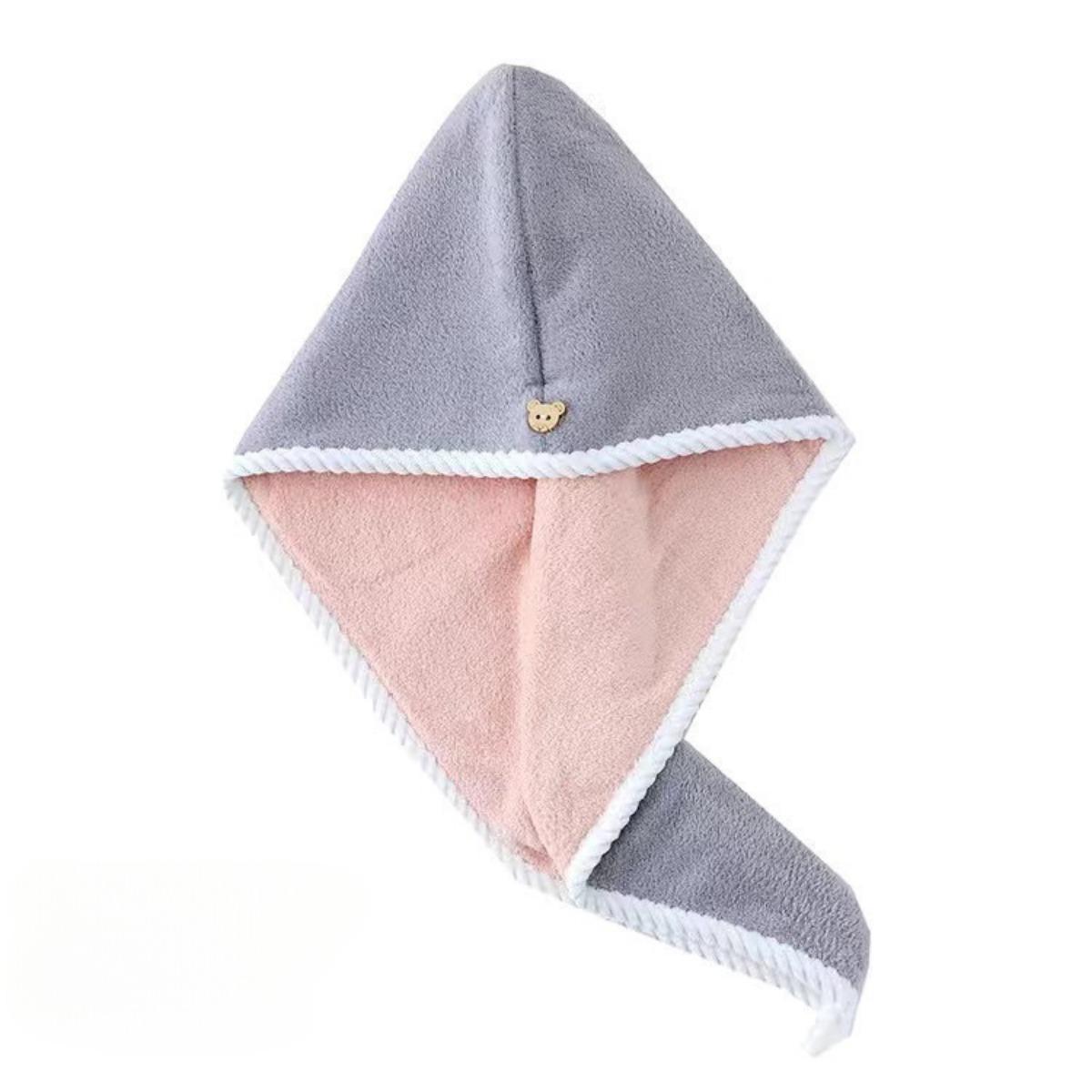 

JOYBLISS Микрофибровое полотенце для волос Магическое Быстросохнущее Полотенце-сушилка Женский Тюрбан для головы Впитывающее Воду Шапочка для ванной 40*60CM（1pcs）