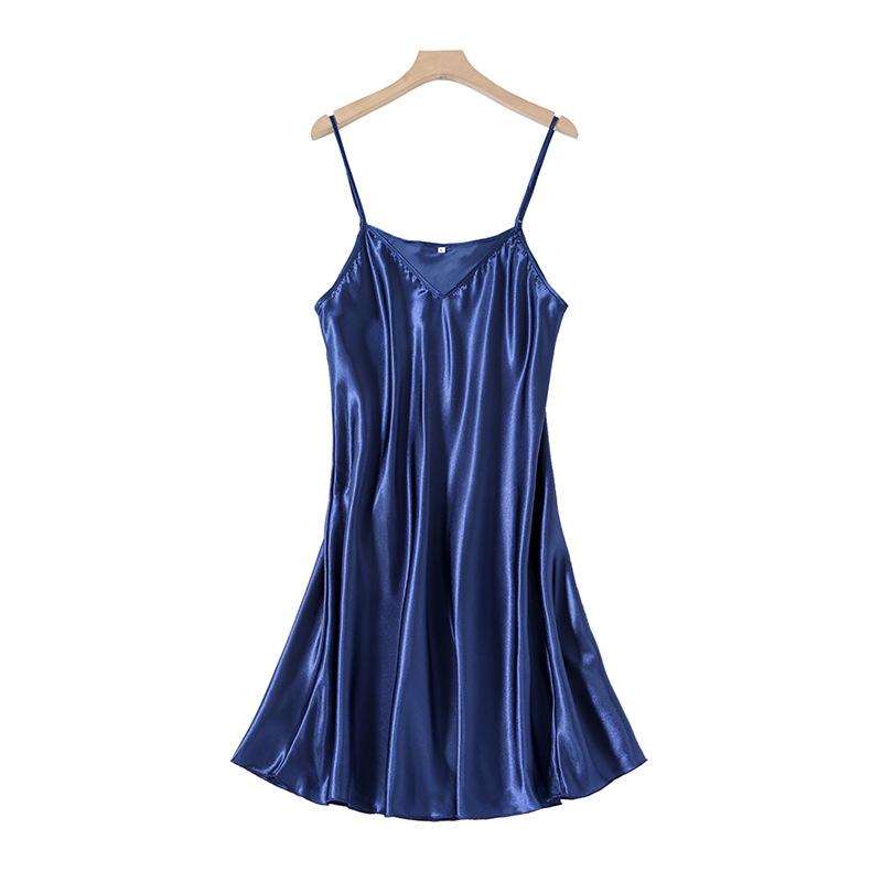 

Women s Sexy Ice Silk Nightgown: Lightweight Camisole for Spring, Summer & Autumn M/160, for 80-95 lbs