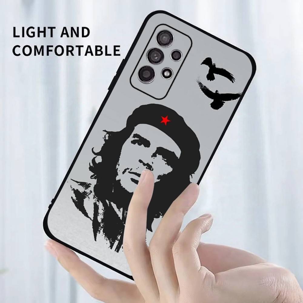 Che G-Guevara ES Phone Case For Samsung S25,S24,S23,S22,S21,S20,S10,Ultra,Plus,Lite,FE,Soft Silicone Black Cover
