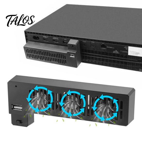 External 3-Fan USB Cooling Fan Cooler for Microsoft Xbox One X Game Console