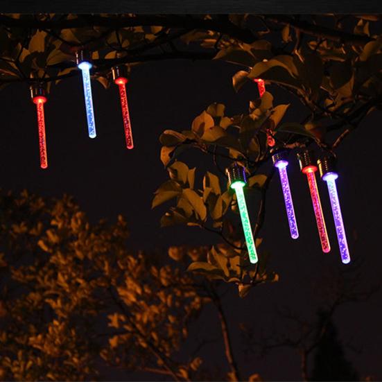 Solarna lampa wisząca IP65 akrylowa lampa wisząca LED Bubble do ogrodu