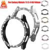 Capa de Diamantes Brilhantes para Samsung Galaxy Watch 7 6 5 4 Capa Protetora de PC 40mm 44mm Protetor de Tela Bumper Capa Transparente