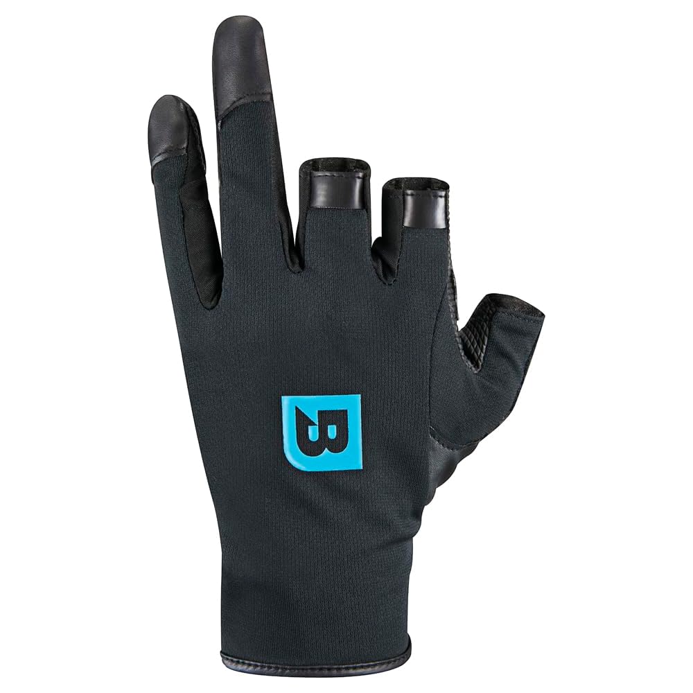 Bluestorm BSJ-SGB3 Jigging Gloves, Size M, Fishing Gloves, 3-Finger Design, Saltwater Use